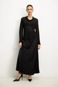 Nuit Satin Skirt